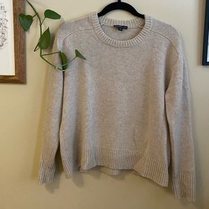 James Perse Recycled Cashmere Crew Neck Sweater